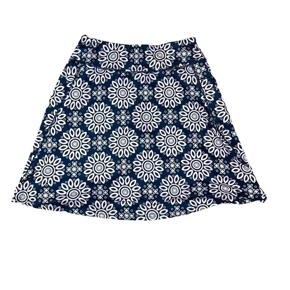 Koralhy 20 in. Golf Athletic Skort with Pockets Navy Pink Size Medium